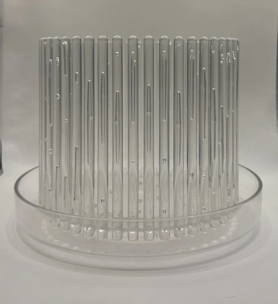 Macetero Orchitop M transparente para orquídeas